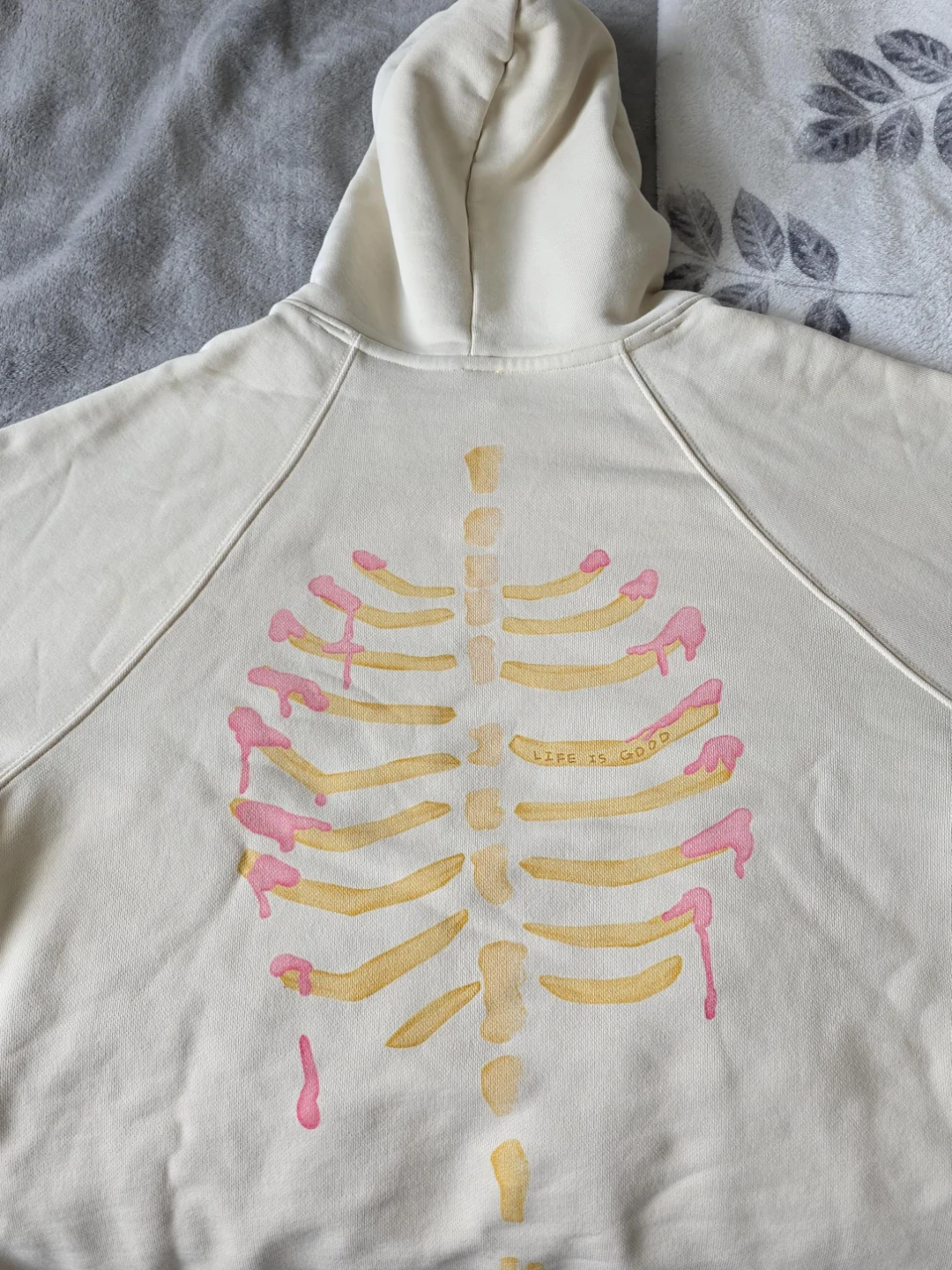 Life Is Good Skeleton Hoodie