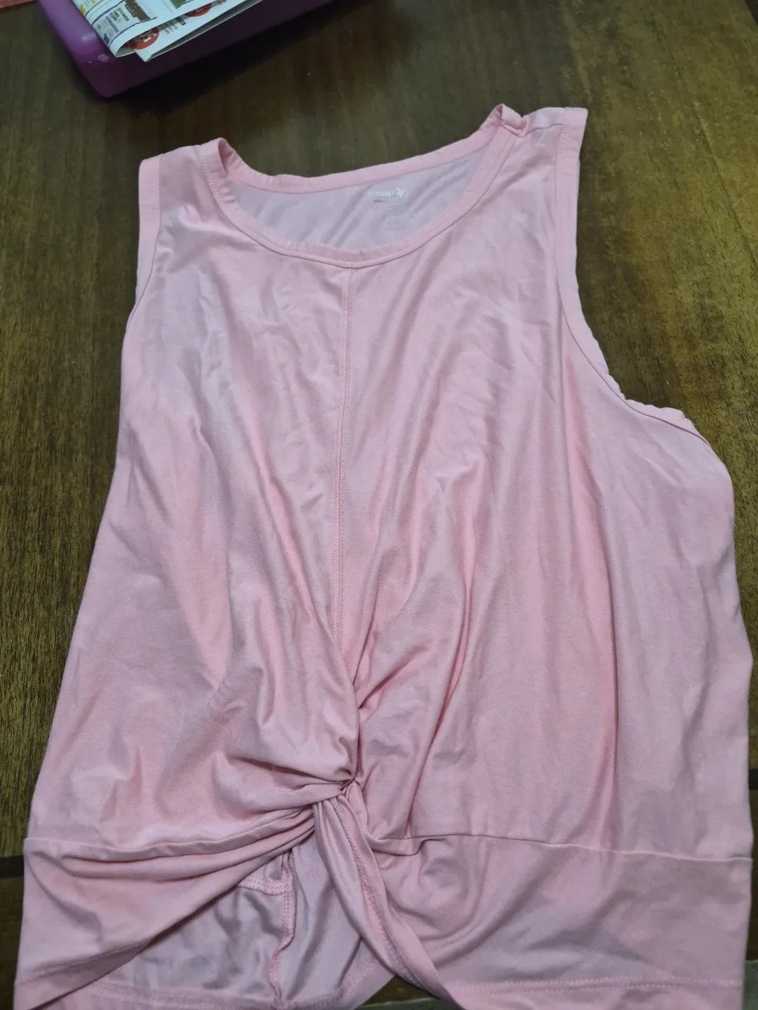 Old Navy Pink Twist-Front Tank Top - Women's Size Medium