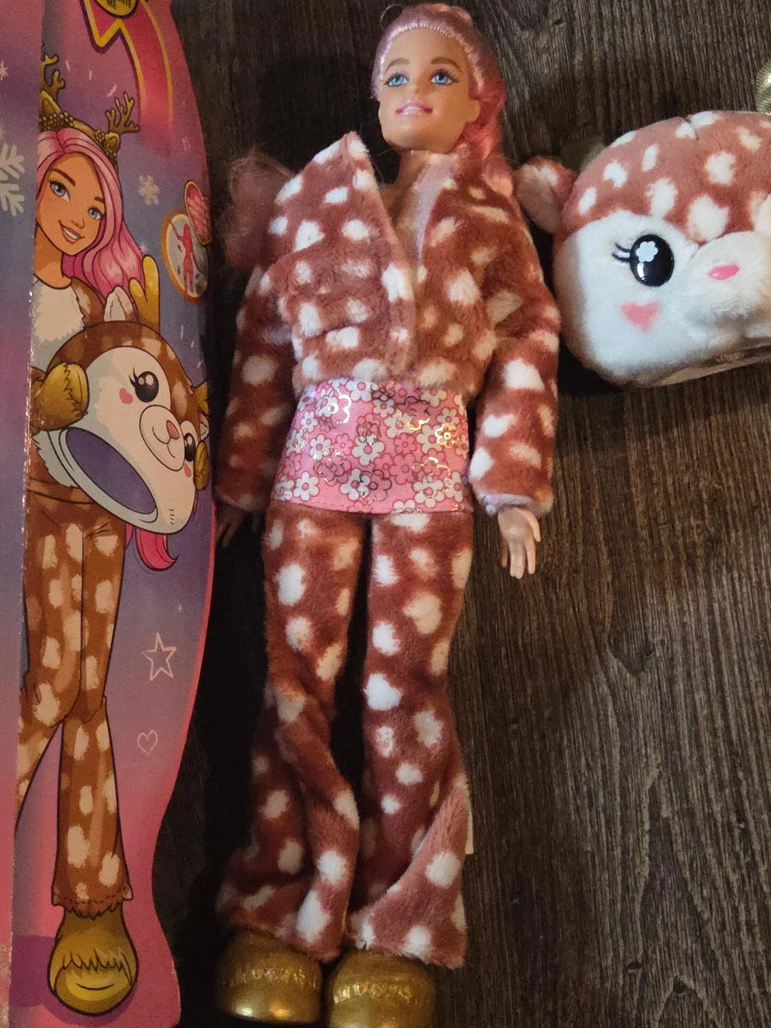 Barbie cutie reveal deer plush