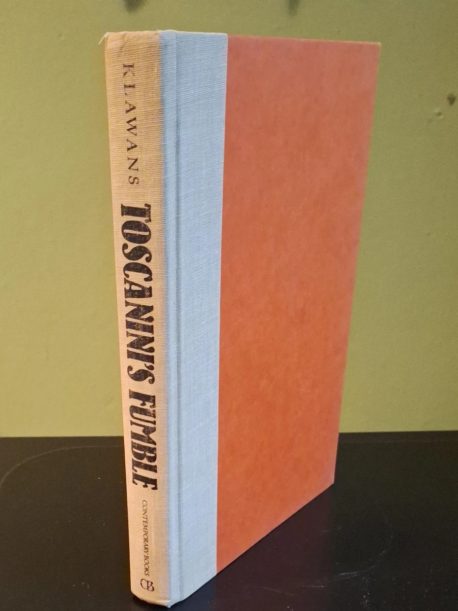 Toscanini's Fumble by K. Lawans Book