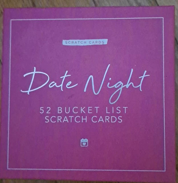 Date Night 52 Bucket List Scratch Cards