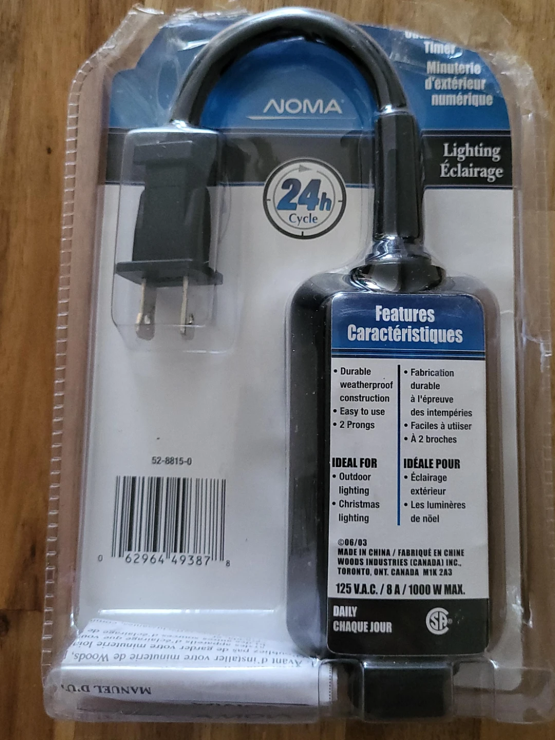 Noma Digital Outdoor Lighting Timer