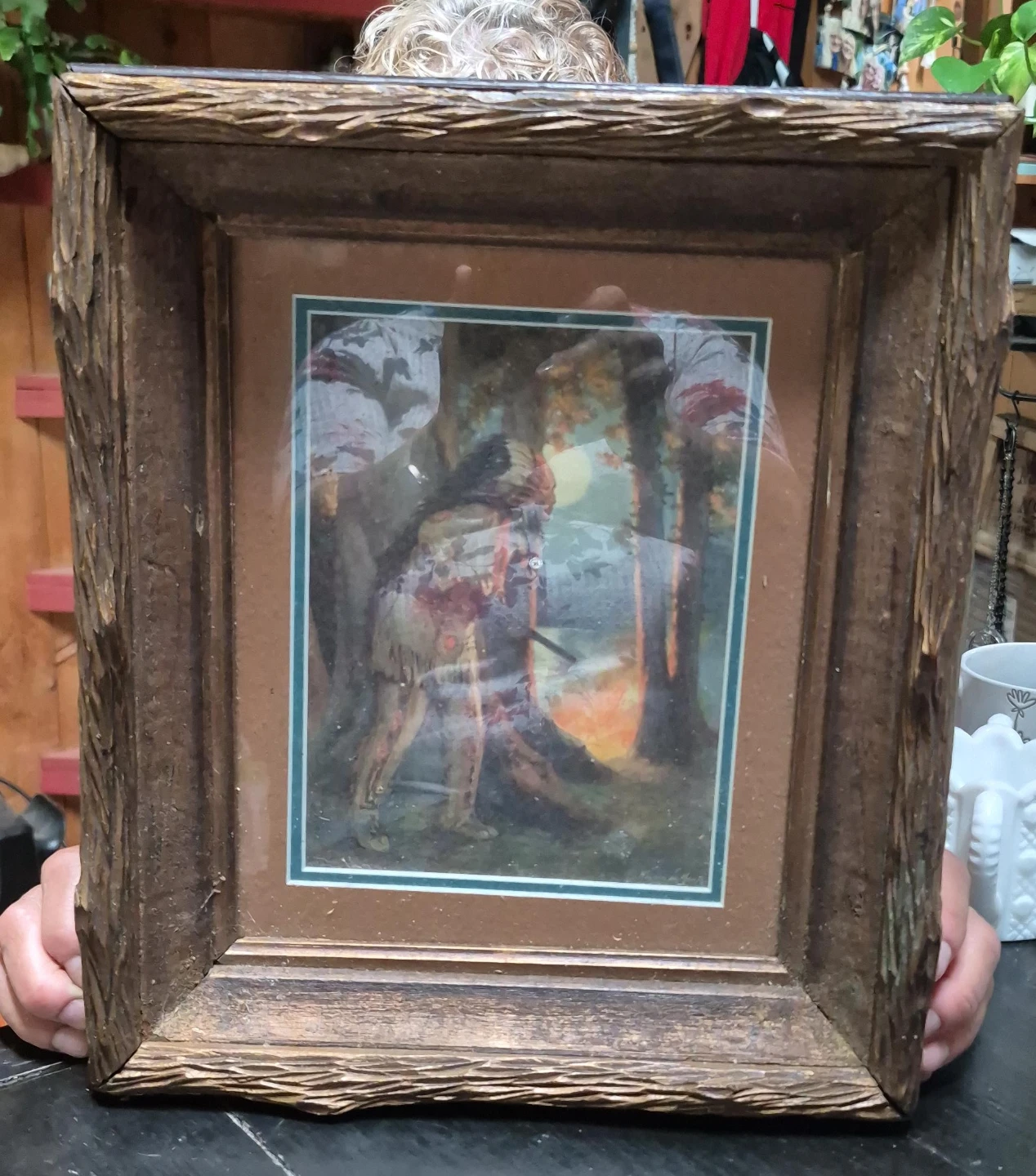 Framed Native American Art Print