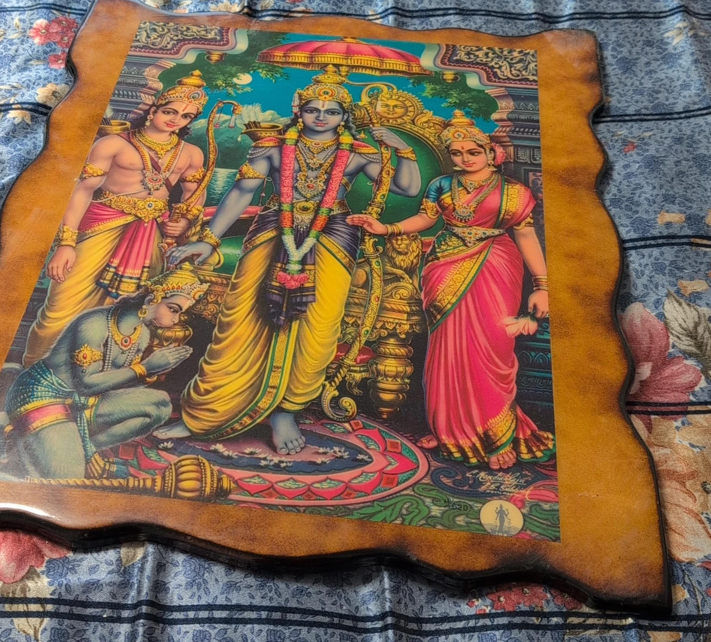 Lord Rama and Sita Religious Art