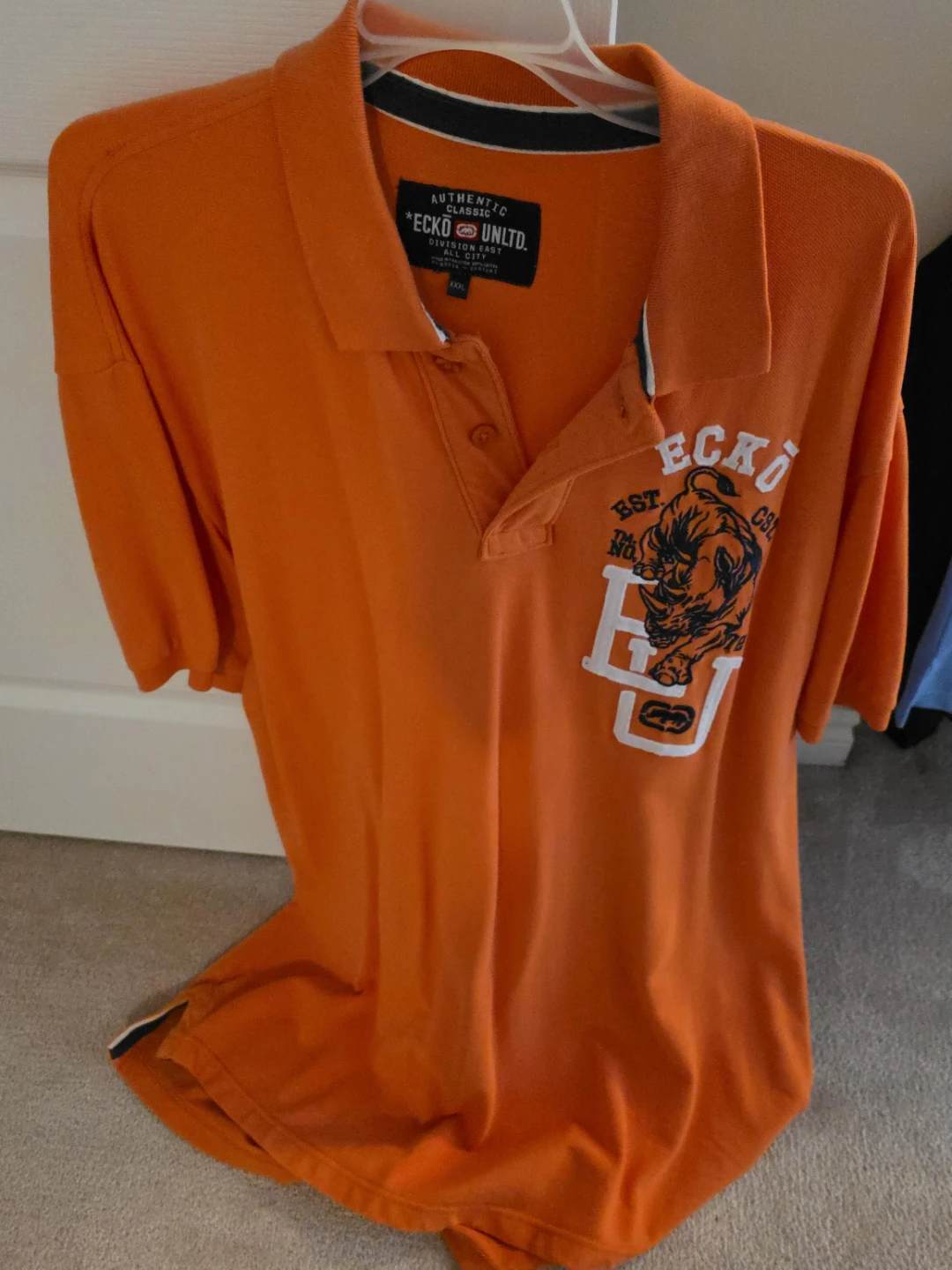 ECKO UNLTD. Orange Polo Shirt - XXL