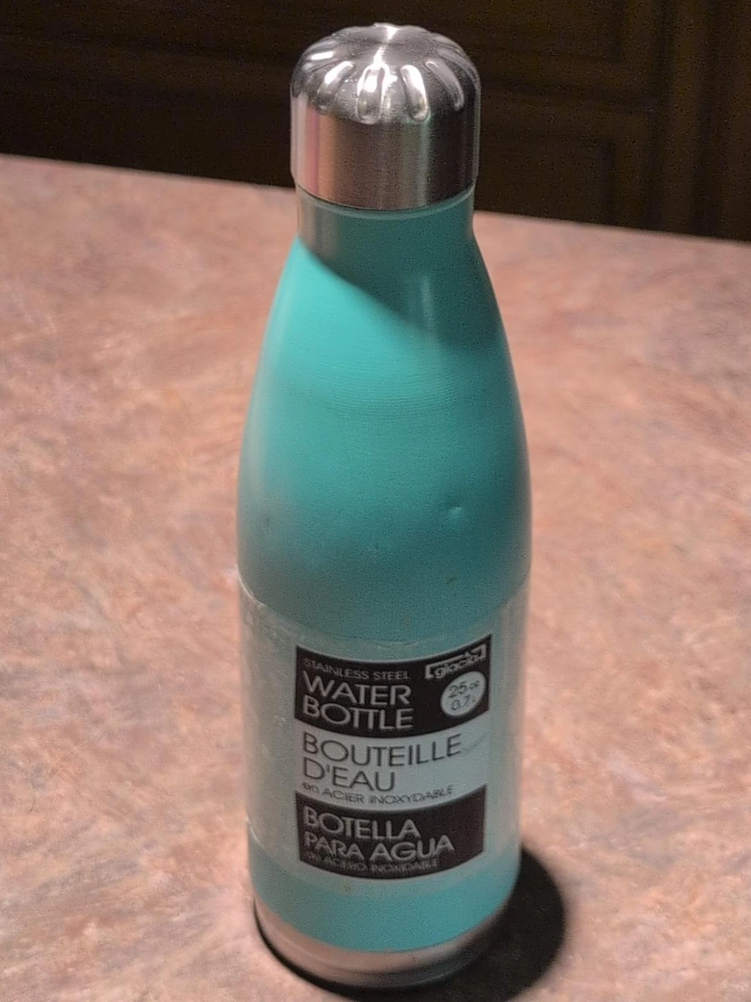Teal Stainless Steel Water Bottle