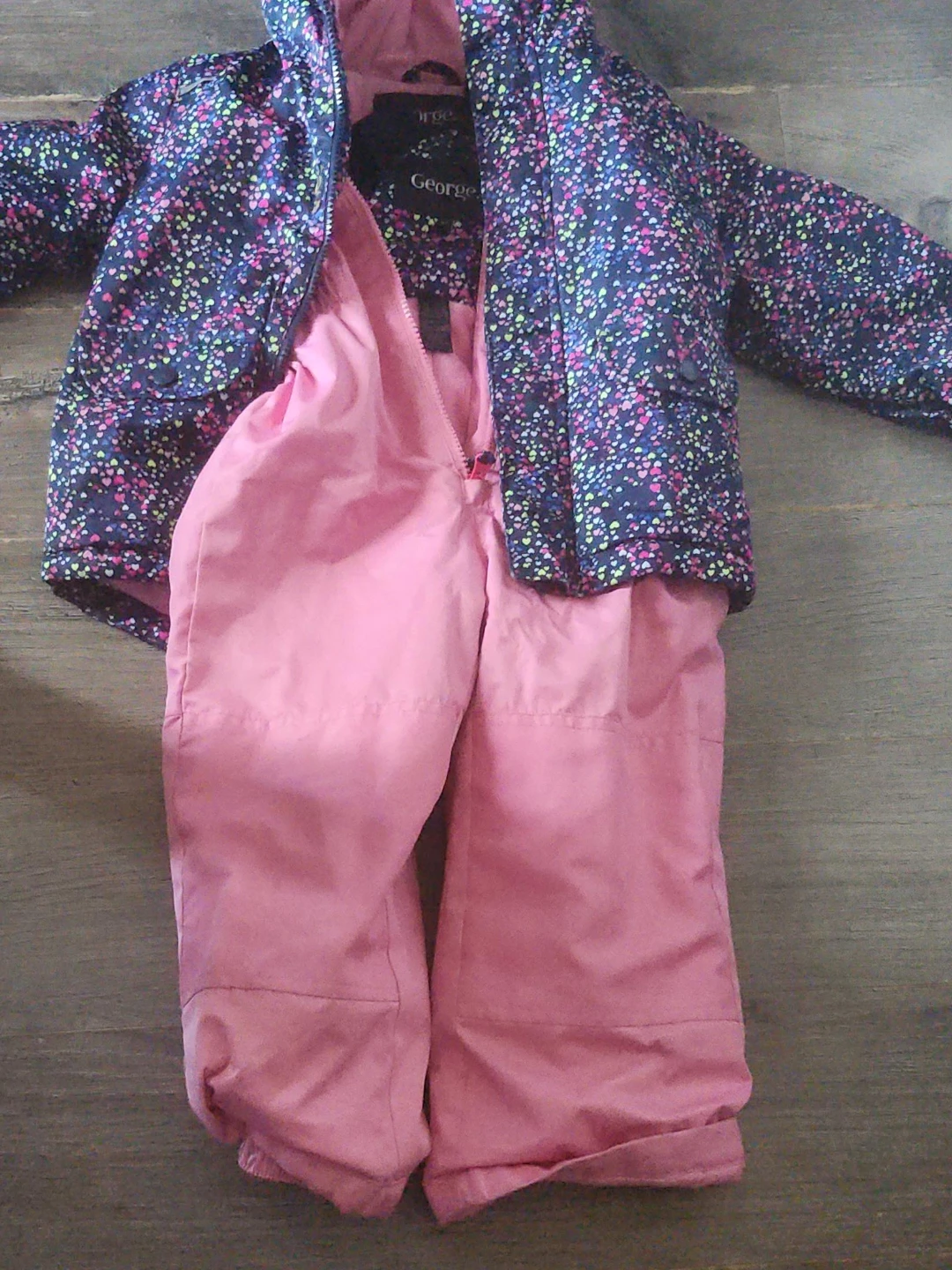 George Girls Winter Snowsuit Set