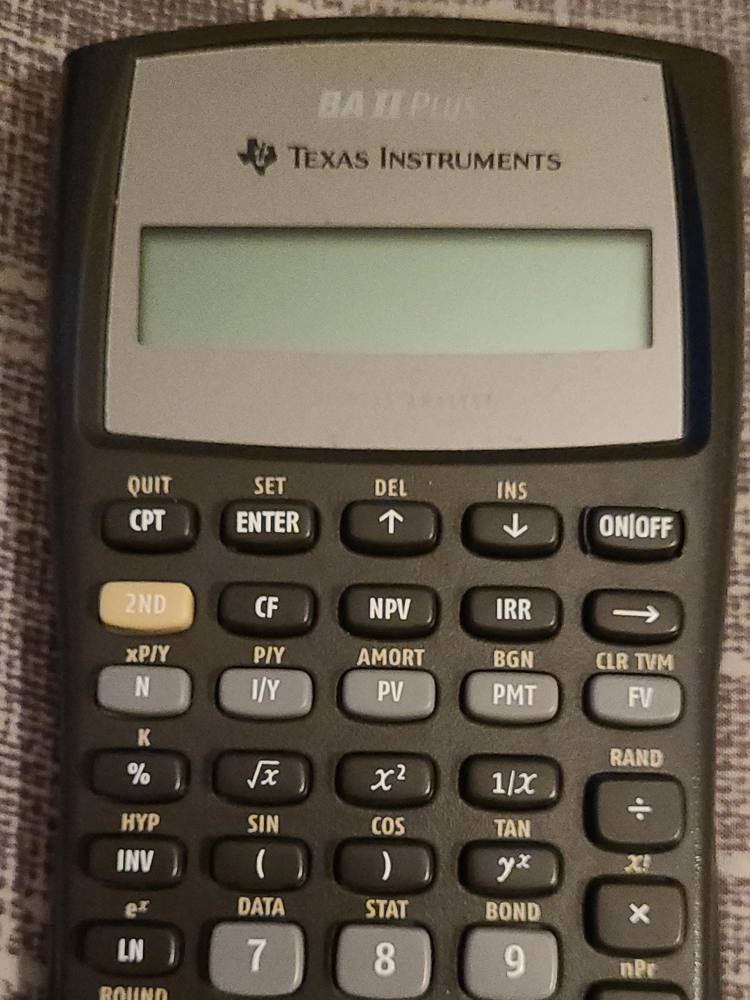 Texas Instruments BA II Plus Financial Calculator