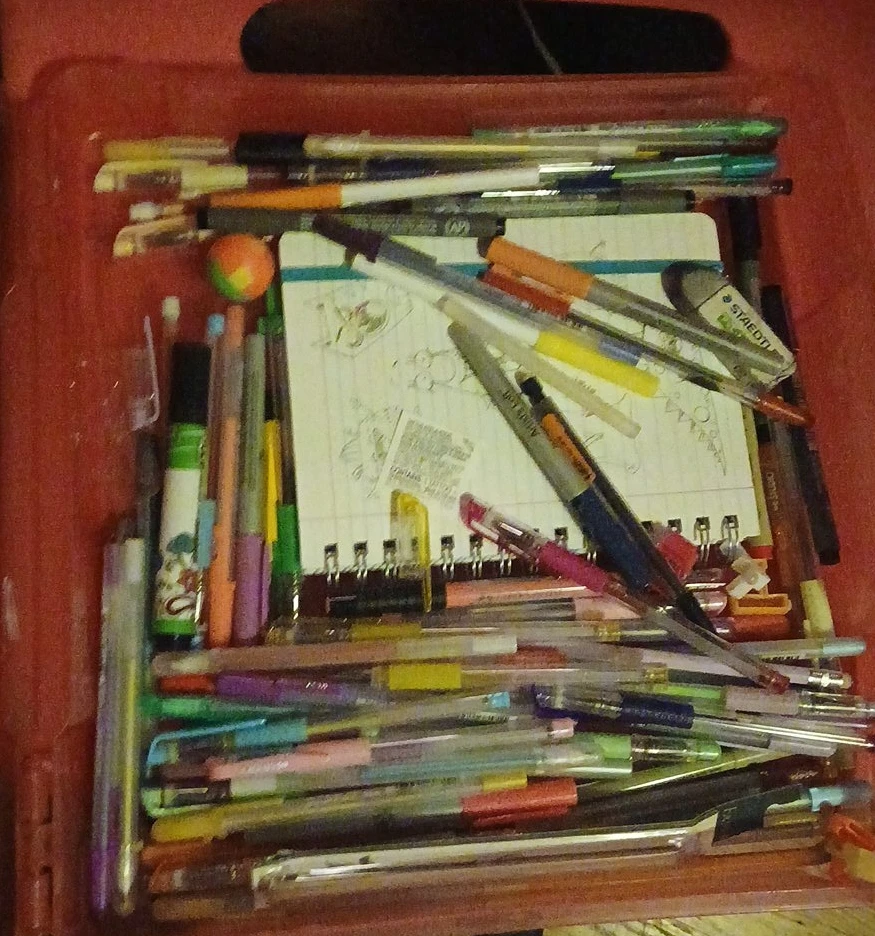 Assorted Pens, Pencils, Markers & Eraser Set - photo 3
