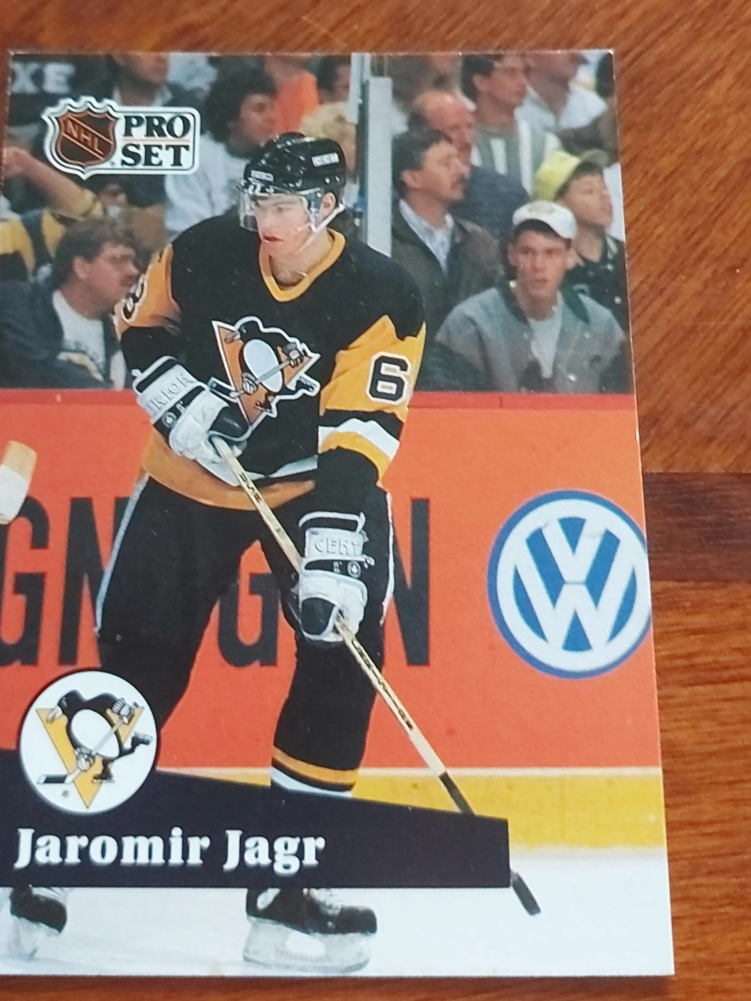 1991 Pro Set Jaromir Jagr Hockey Card