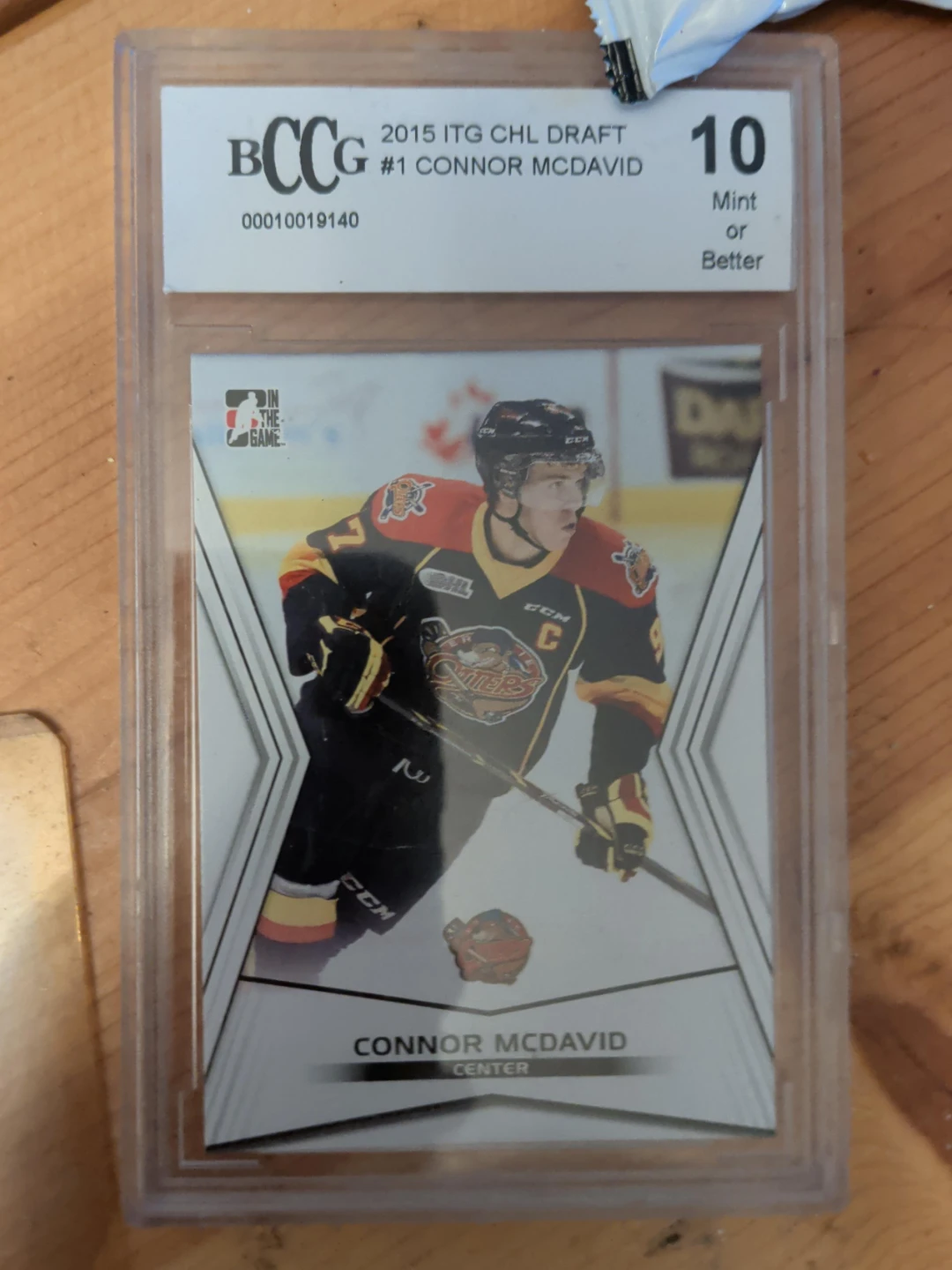 2015 ITG CHL Draft #1 Connor McDavid BCCG 10 Card