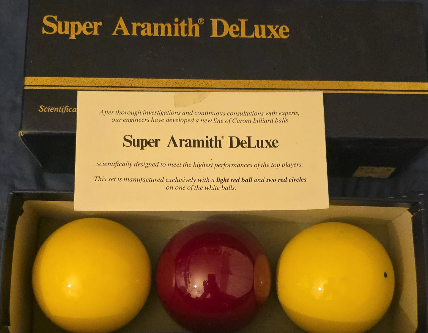 Super Aramith De Luxe Billiard Balls