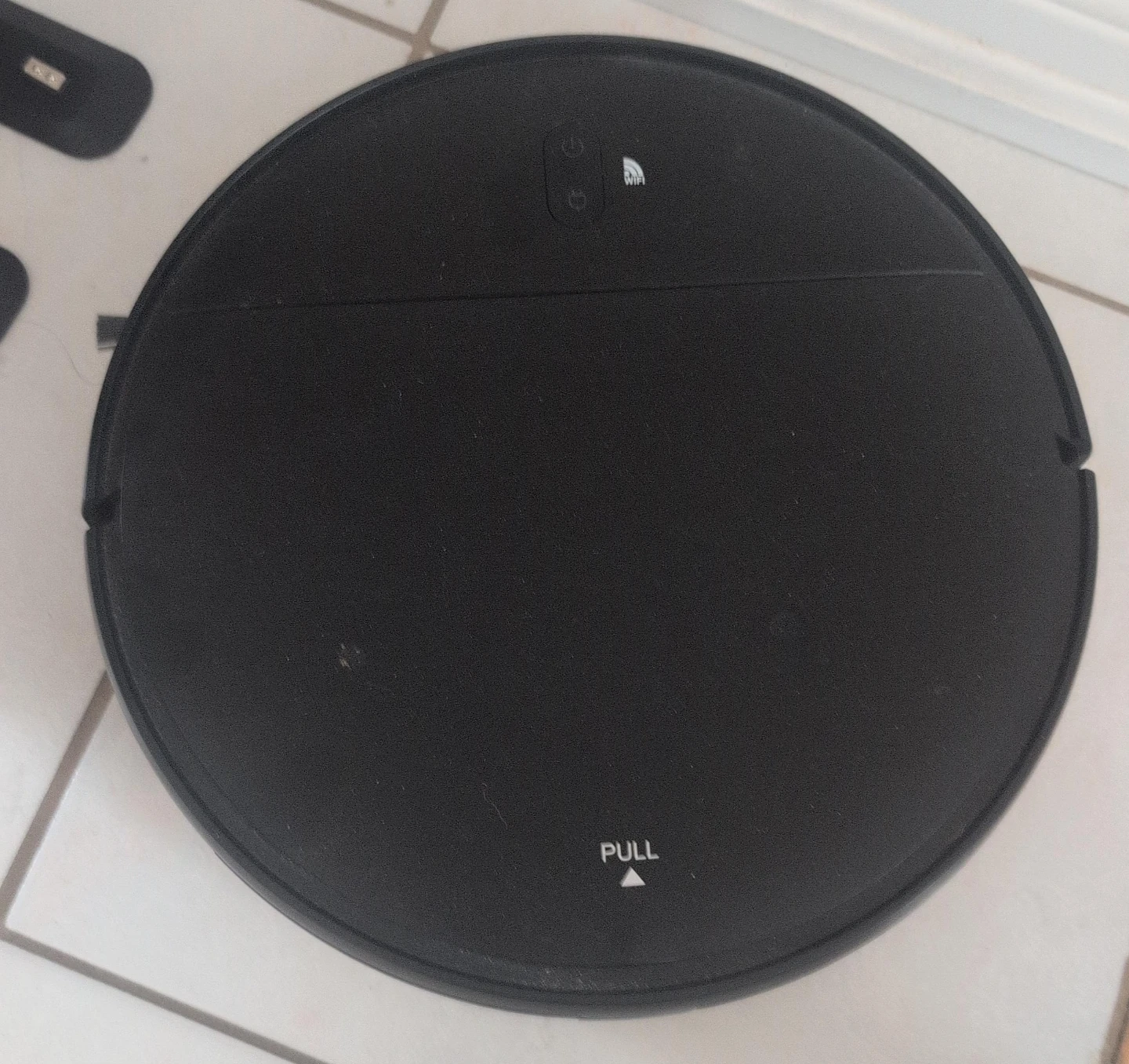 Black Robot Vacuum Cleaner and mop