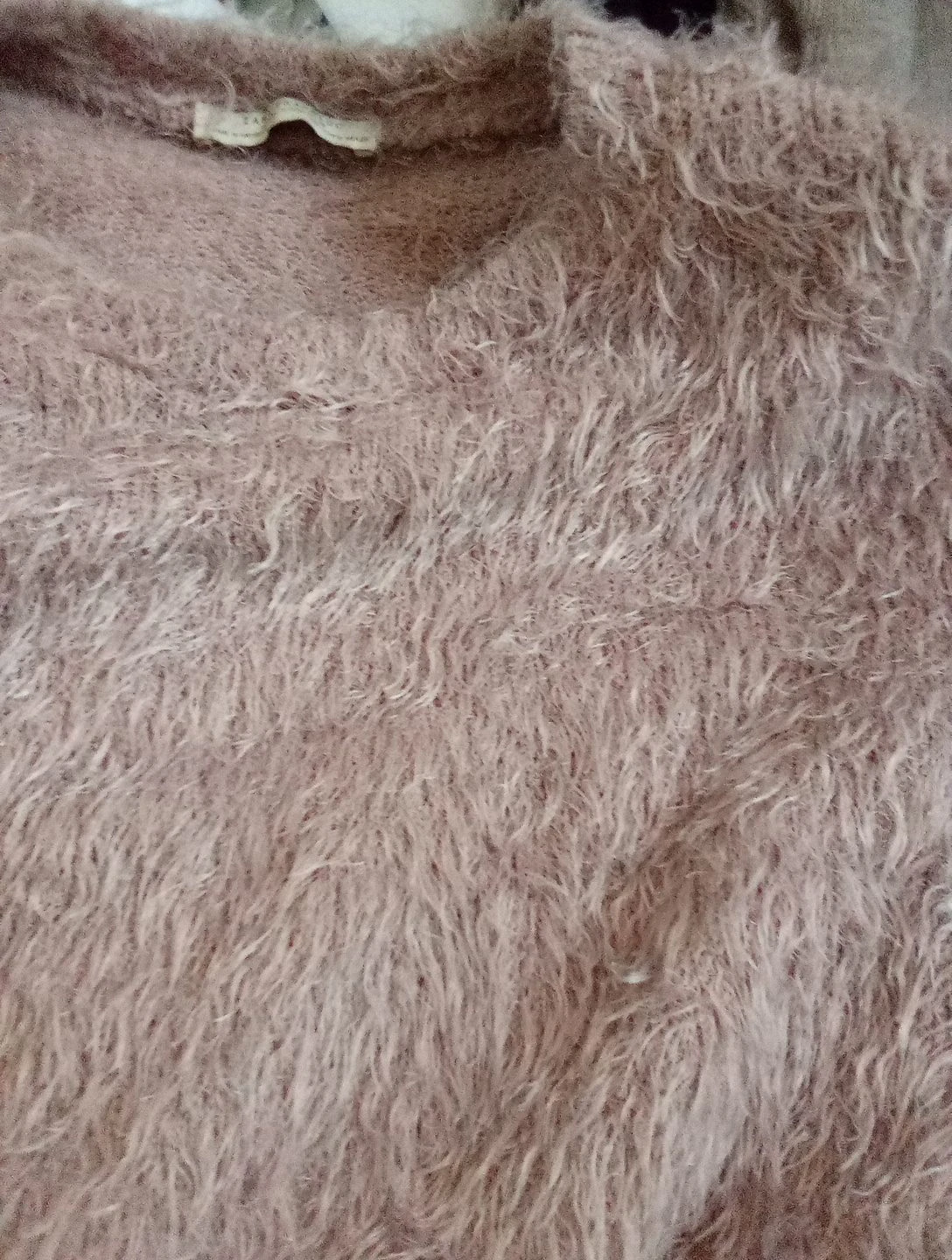Pink Fuzzy Sweater