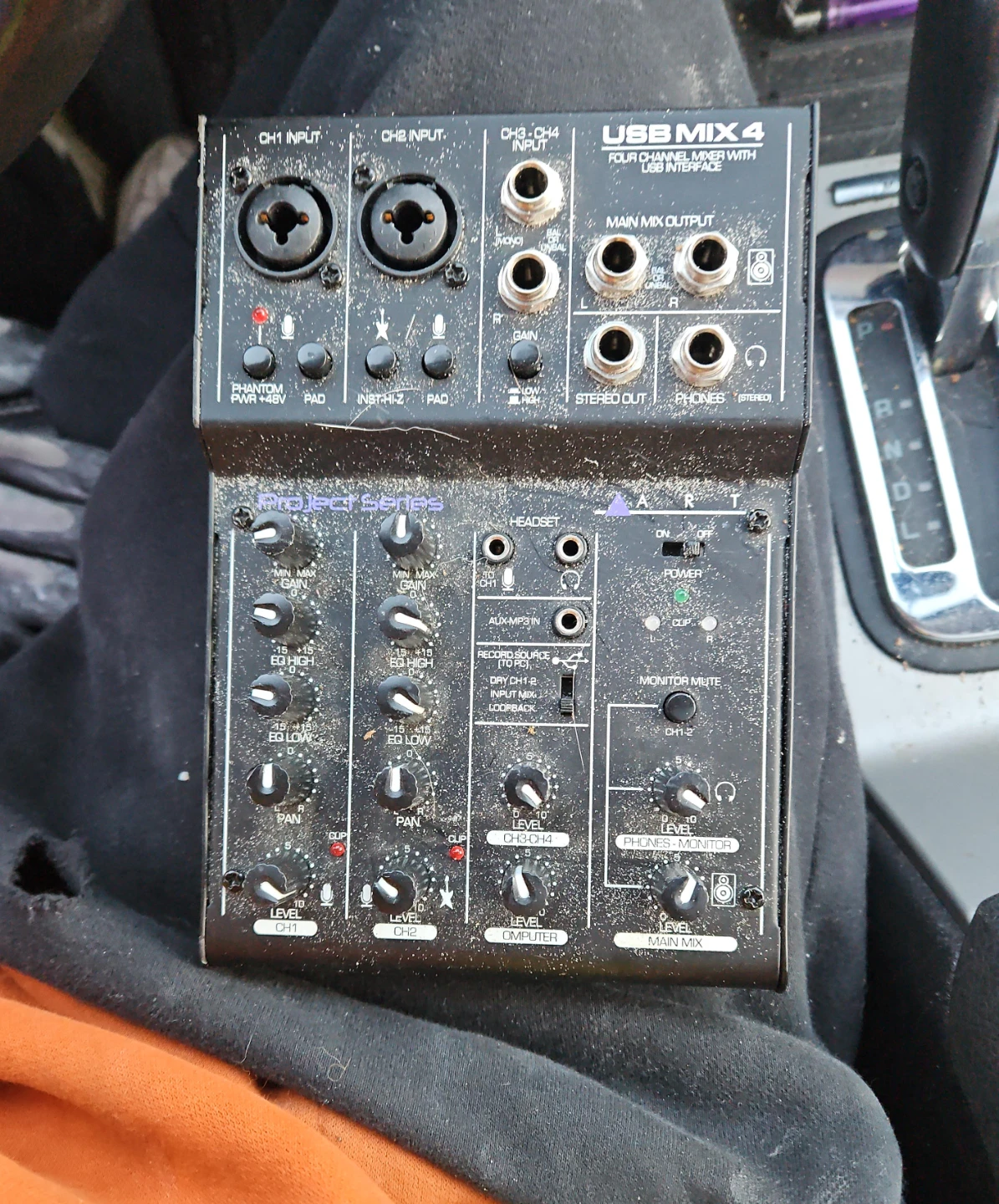 USB MIX 4 Four Channel Mixer with USB Interface