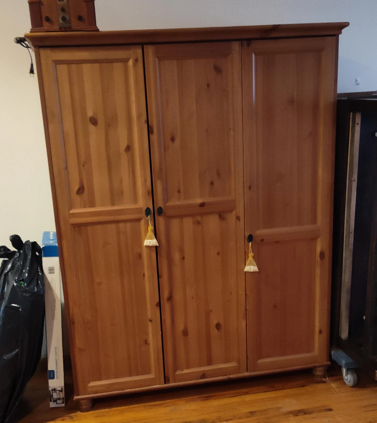Wooden Triple Door Wardrobe