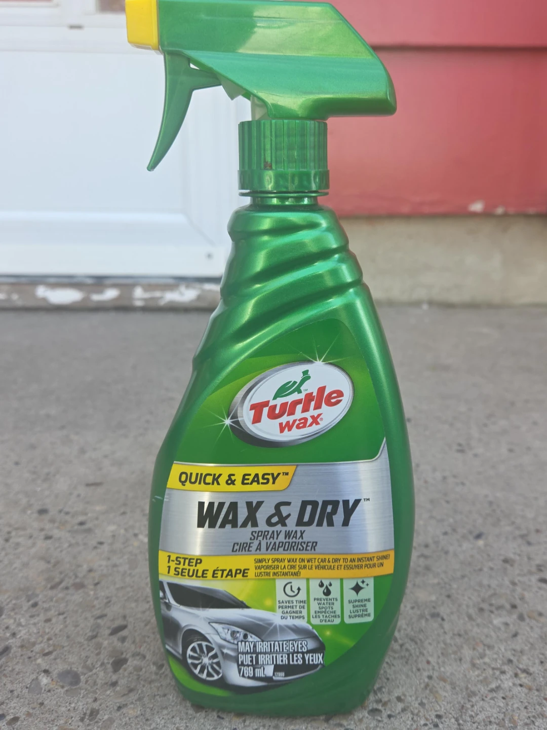 Turtle Wax Quick & Easy Wax & Dry Spray Wax - 769 mL