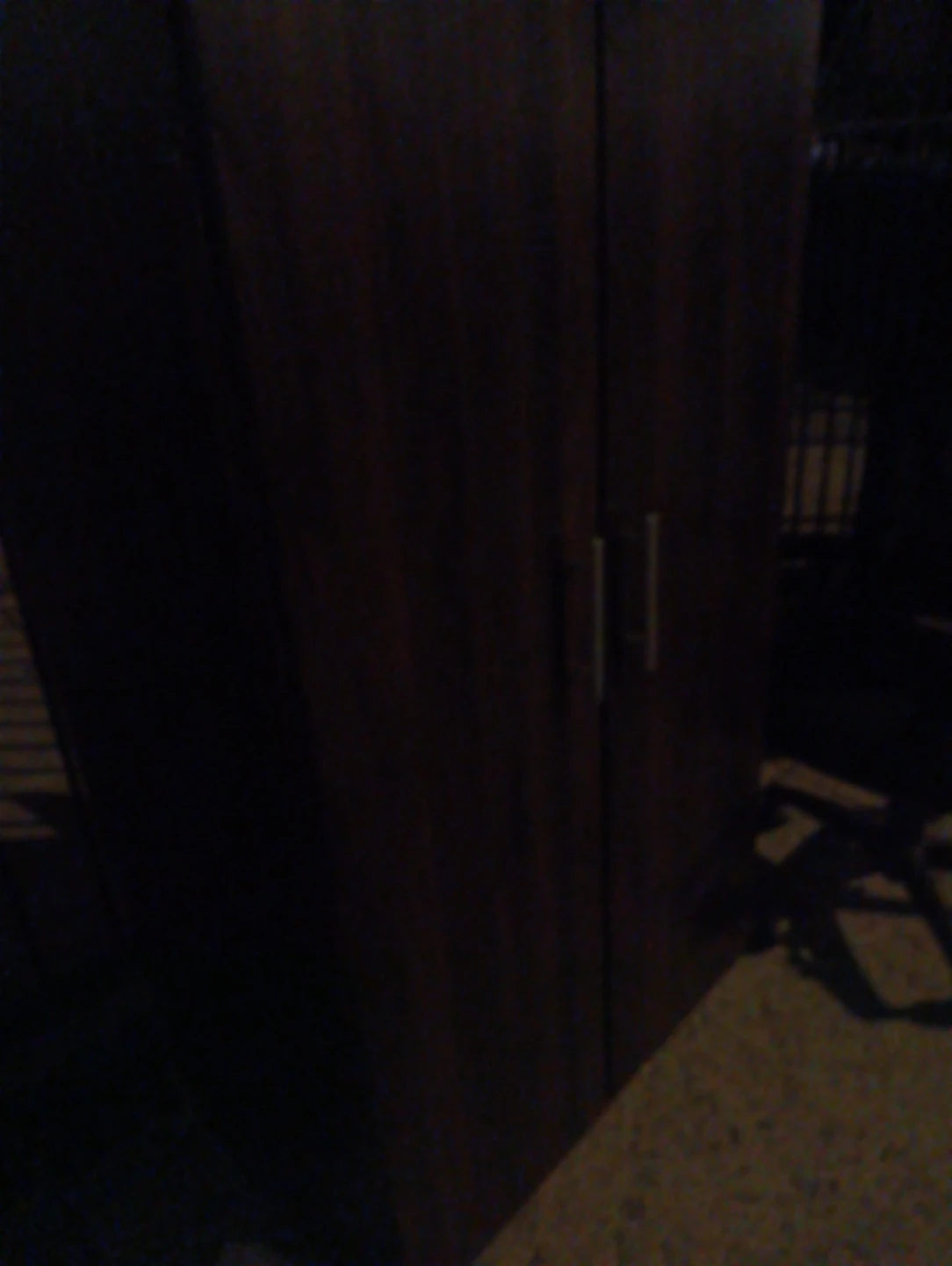 Dark Wood Wardrobe
