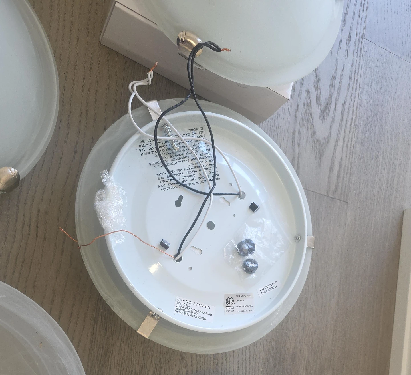 Ceiling Light Fixture A3012-BN