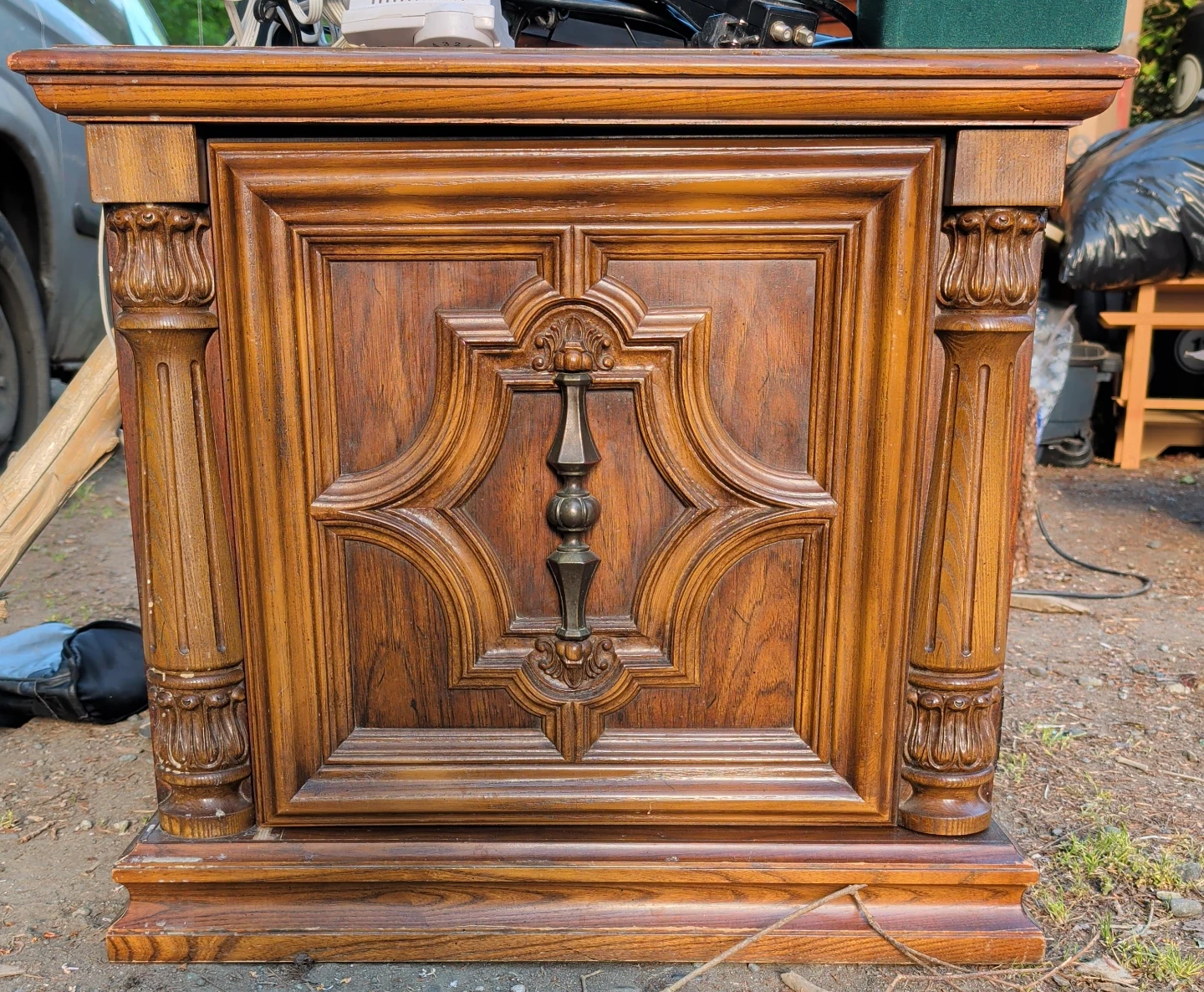Antique Wooden Nightstand