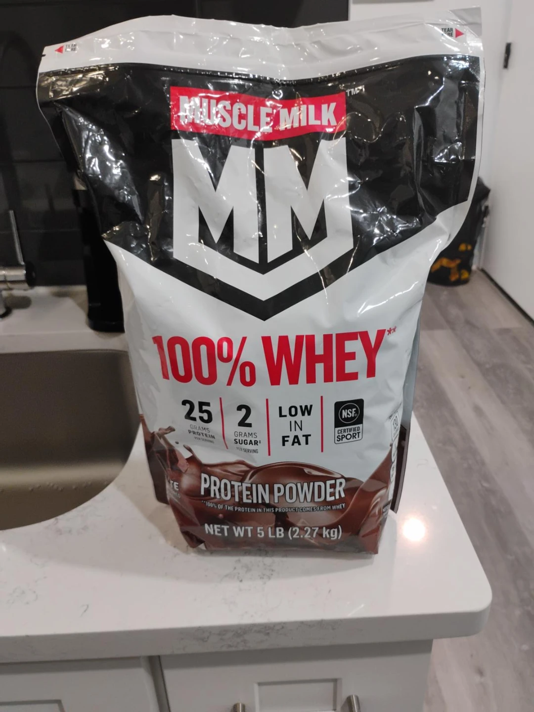 Muscle Milk 100% Whey Protein Powder - Chocolate, 5 Lb