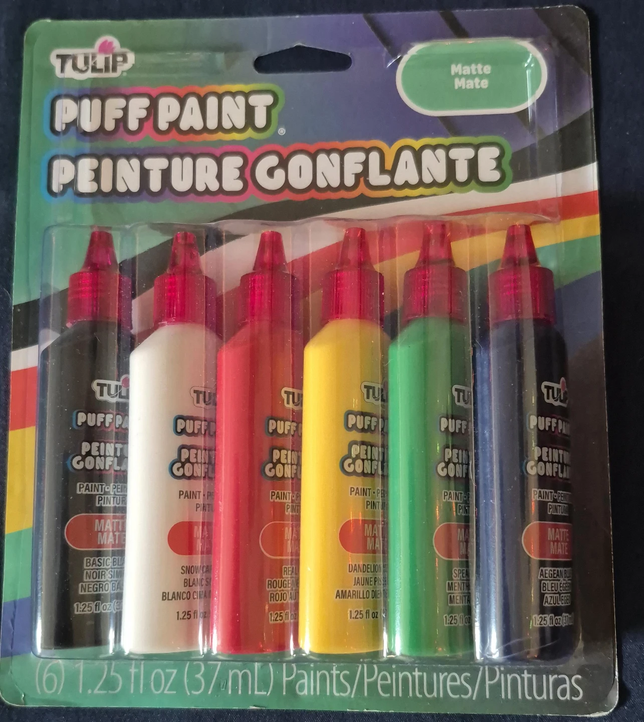 Tulip Puff Paint Matte - Set of 6