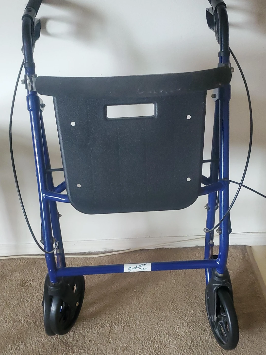 Blue Evolution Walker with Seat