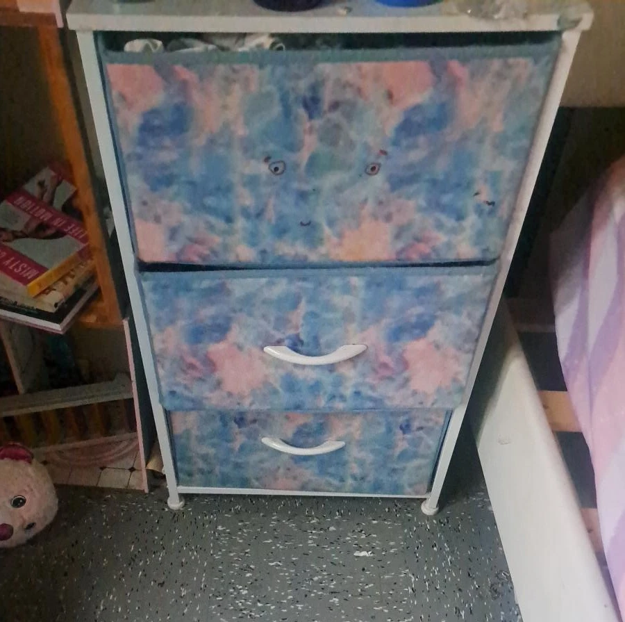 3-Drawer Fabric Storage Unit