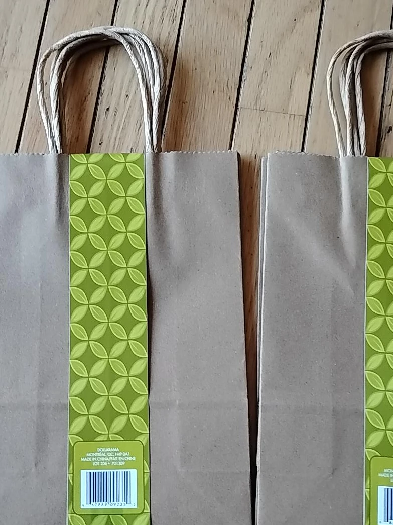 Kraft Paper Bags - 3 Bags each X3+2=11