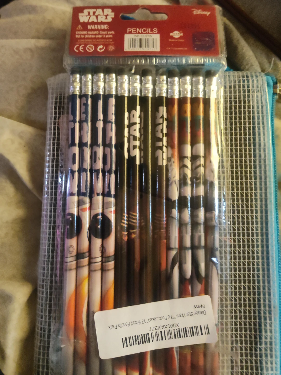Disney Star Wars The Force Awakens 12 Wood Pencils Pack