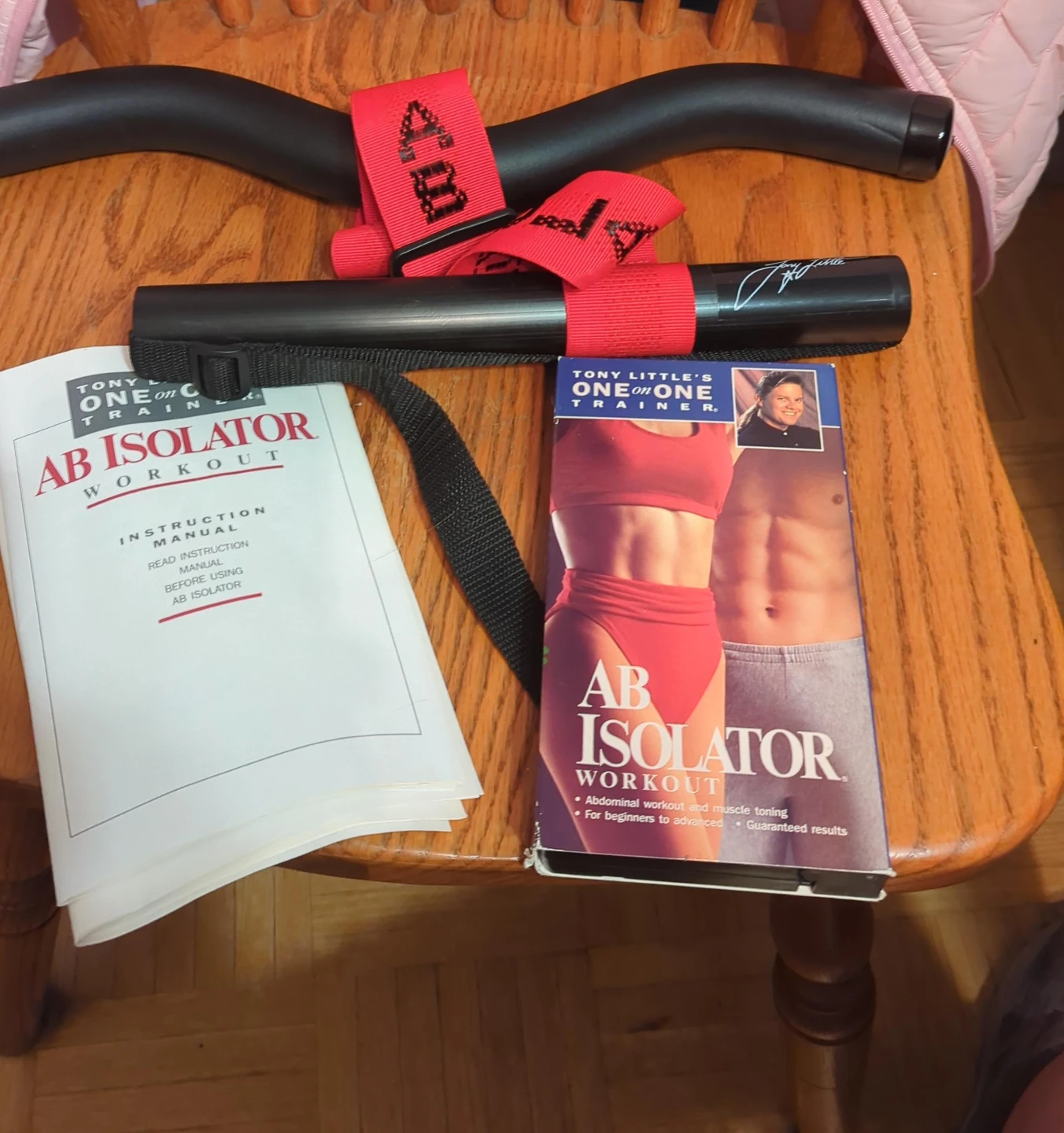 Tony Little's Ab Isolator Workout VHS & Exercise Tool