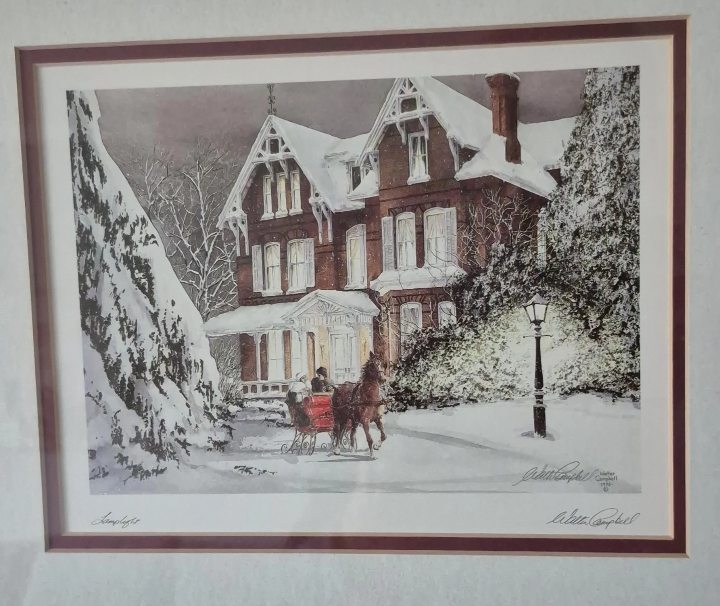 Lamplight by Walter Campbell Art Print