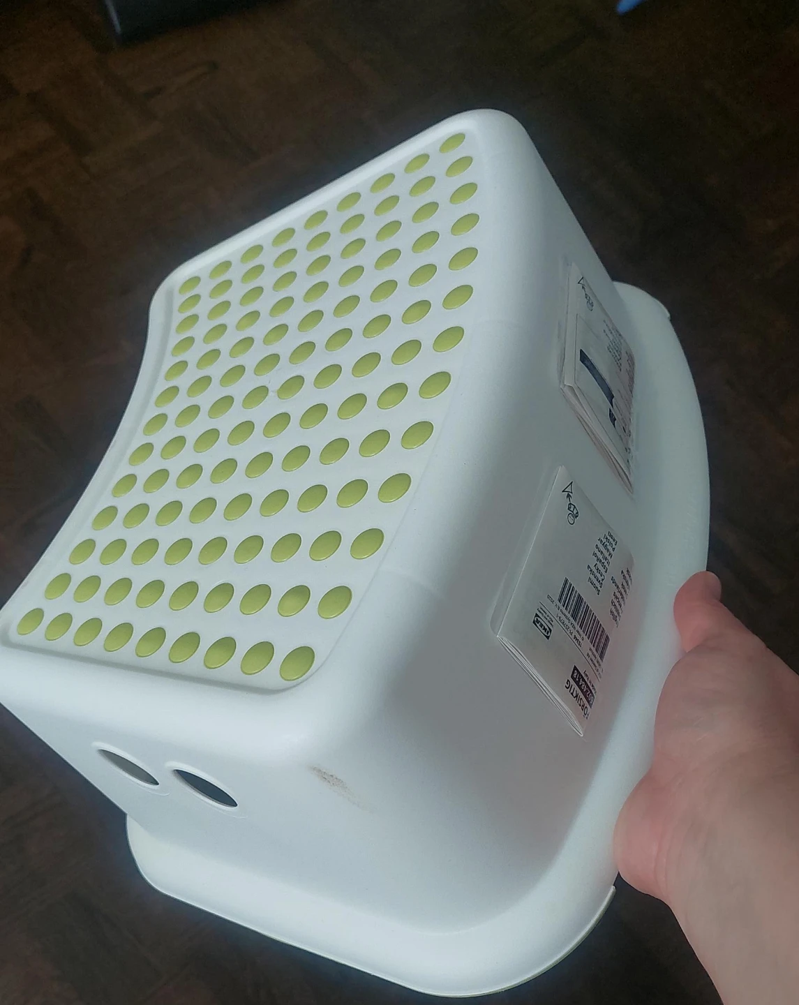 IKEA Forsiktig Step Stool - White/Green