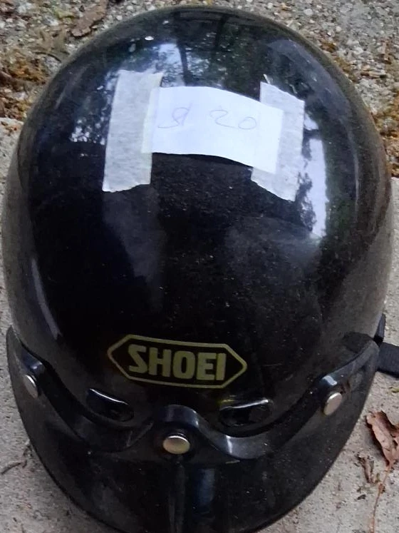 Shoei Black Motorcycle Helmet