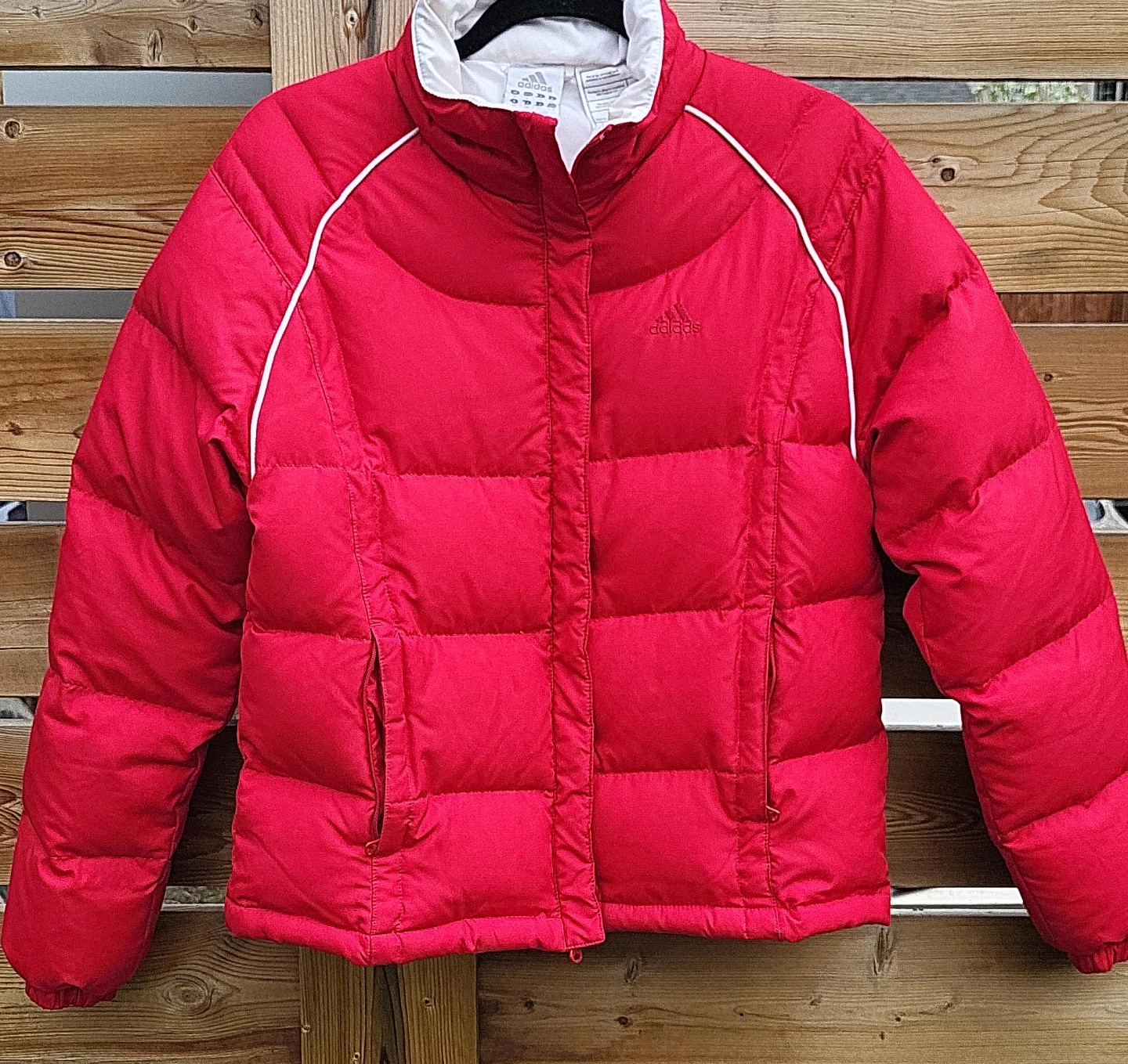 Adidas Puffer Jacket - Red small
