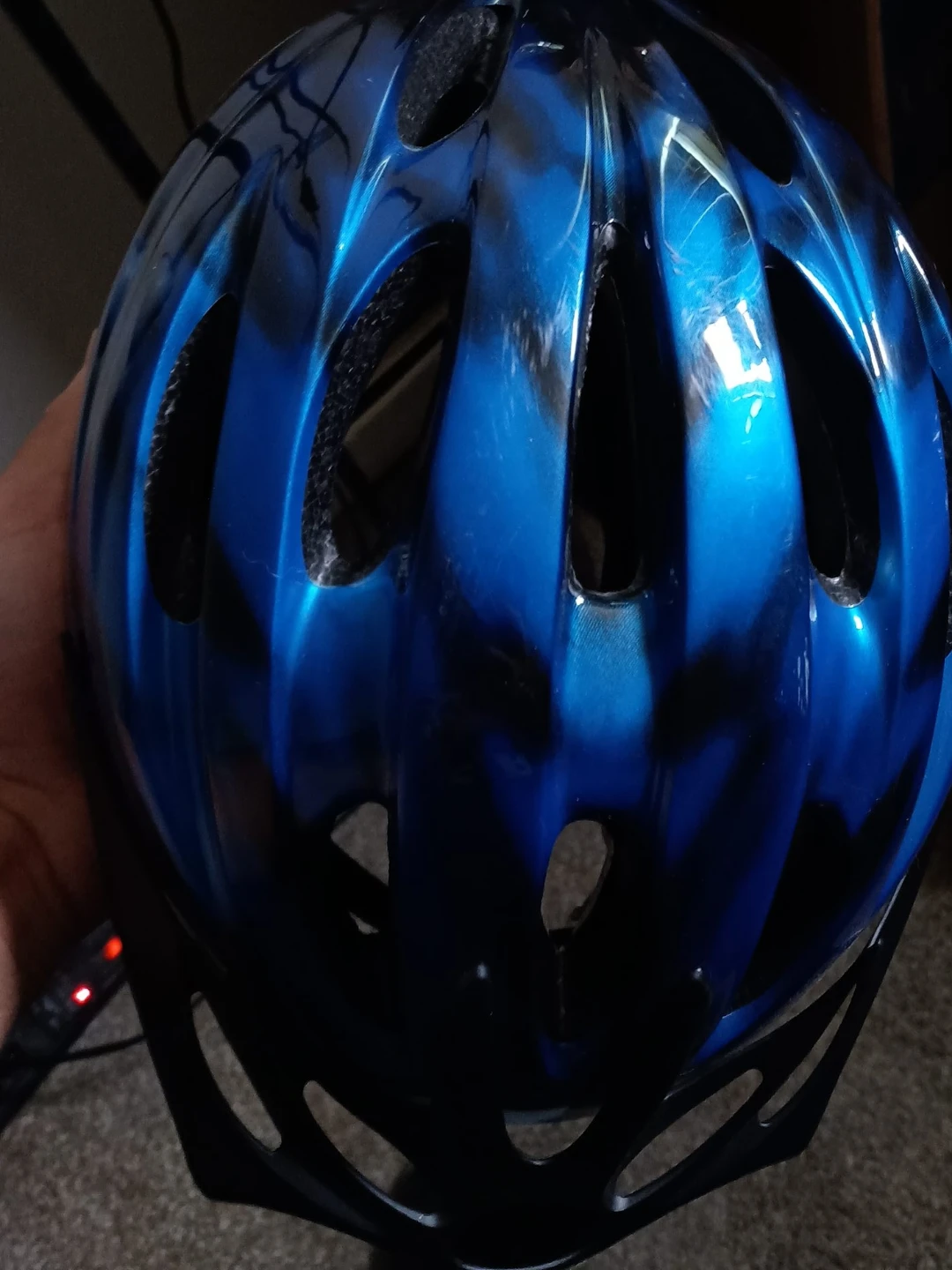 Blue & Black Adult Cycling Helmet - photo 2