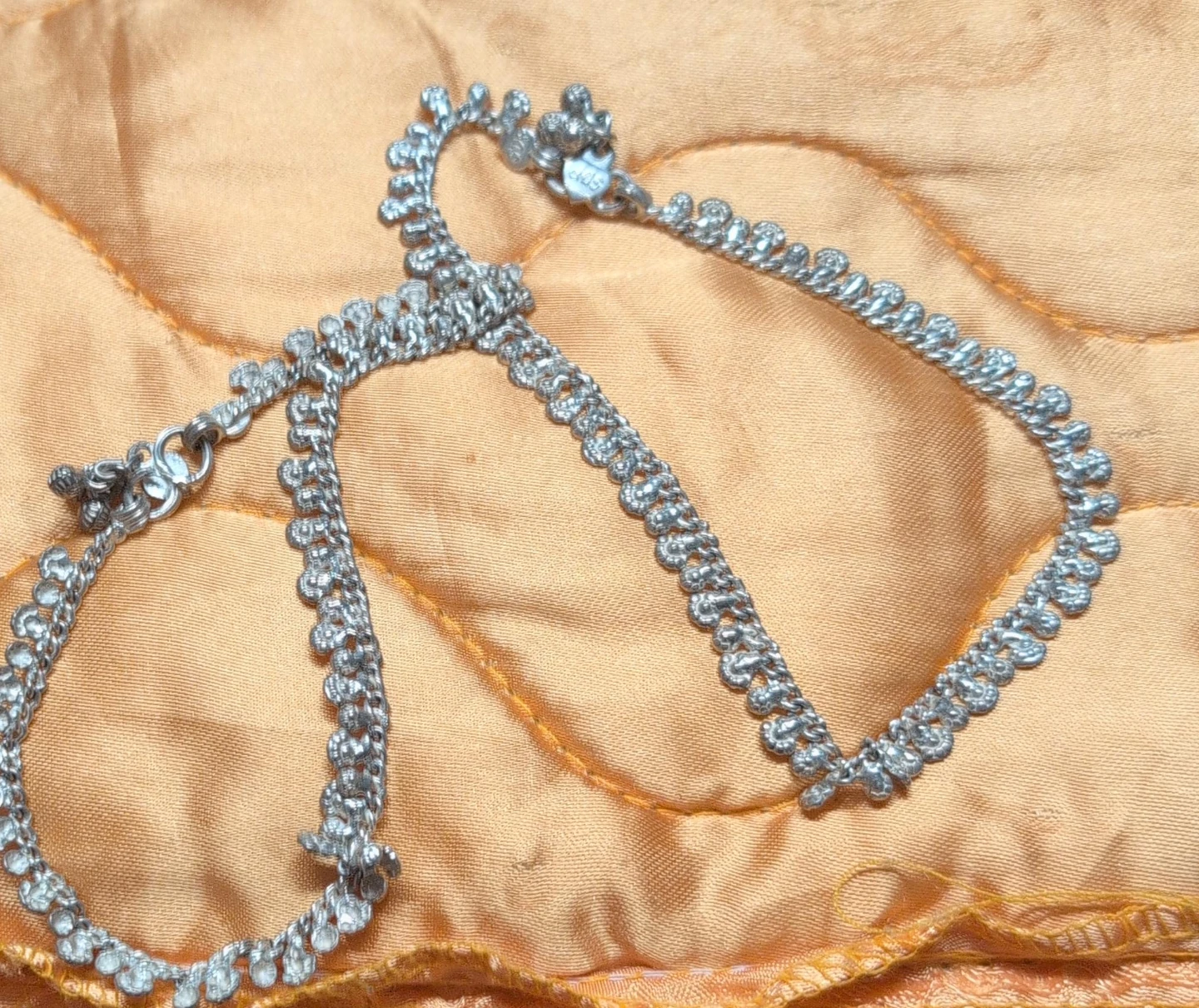 Not Silver Anklets with Bells