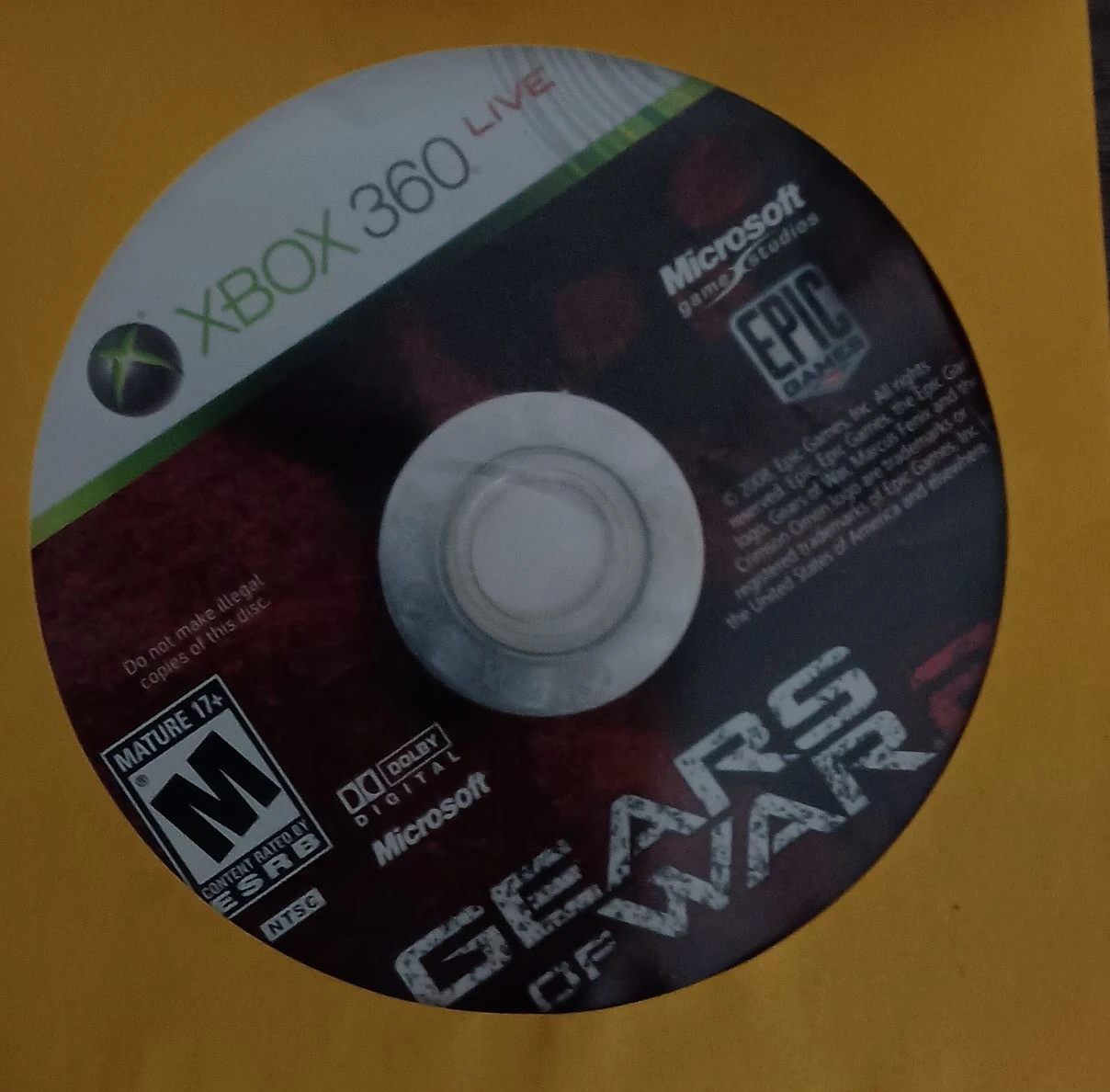 Gears of War Xbox 360 Game