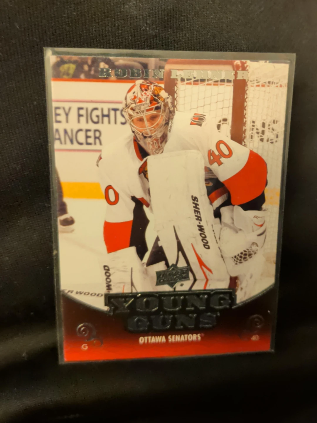 Upper Deck Young Guns Robin Lehner Hockey Card