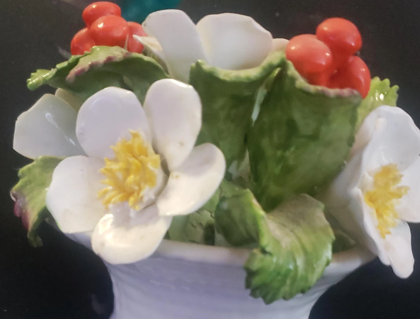 Ceramic Flowers and Berries Vase - photo 4