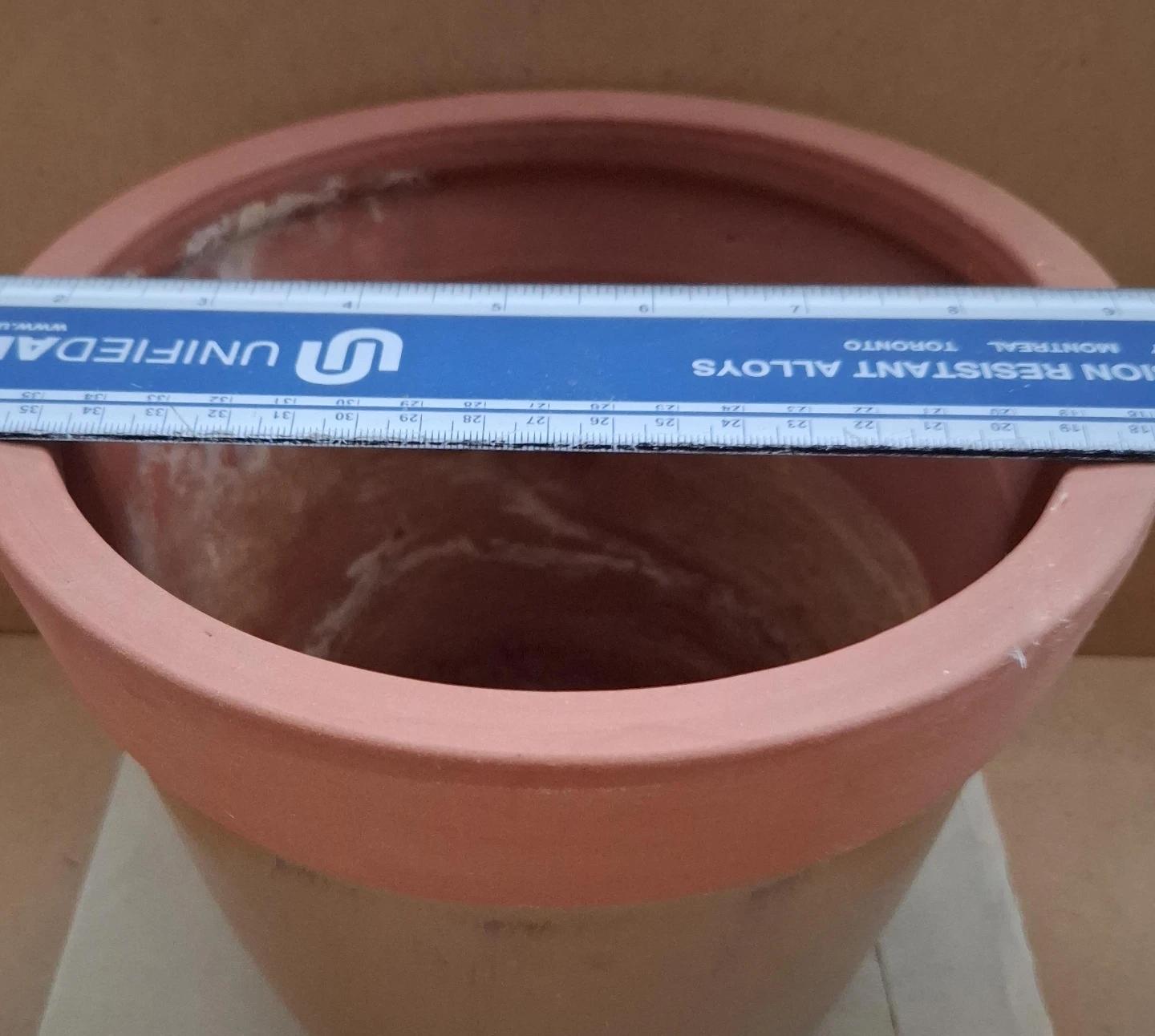 6.5" Indoor Cone Pot - Medium, Shelliss Amber