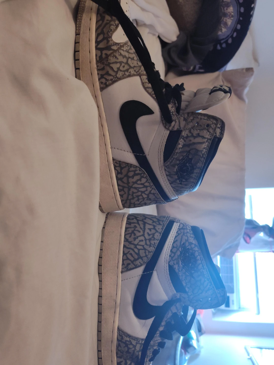 Jordan 1 Retro High OG Elephant Print Sneakers - photo 3