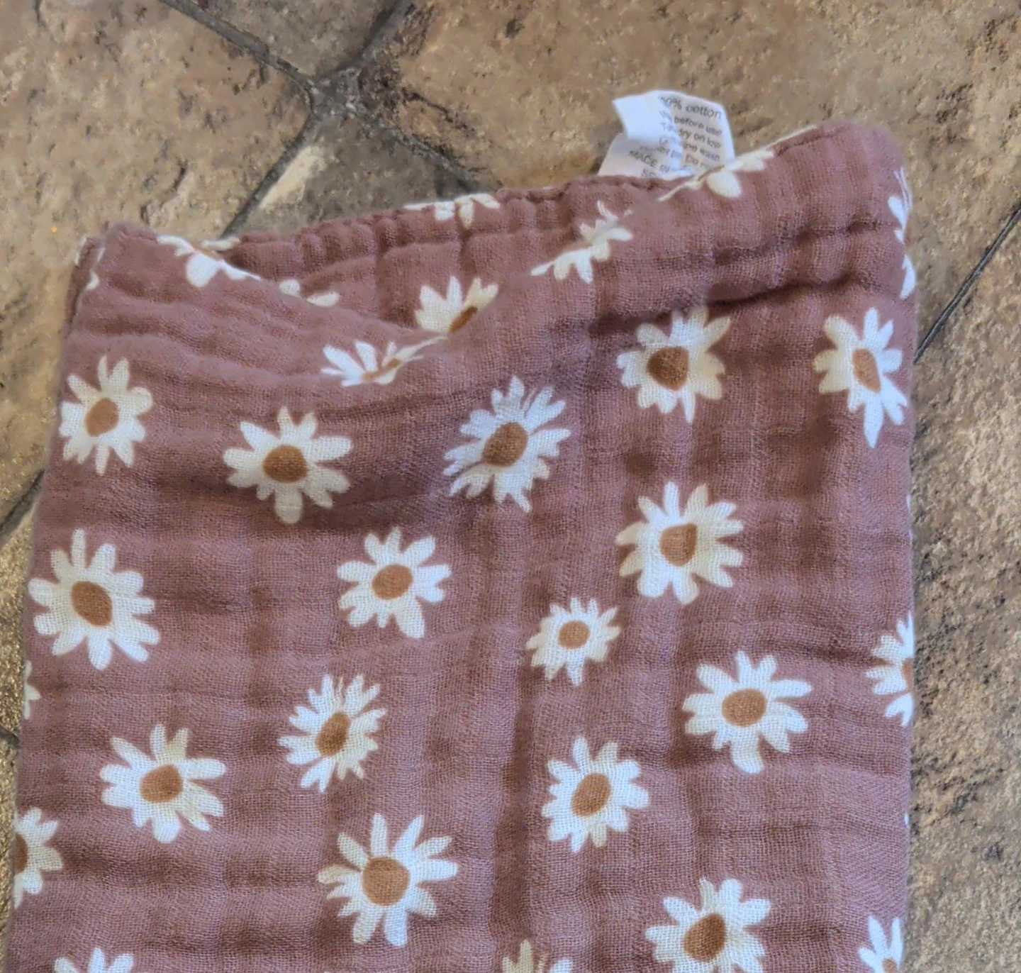 Burp cloth  - Daisy Print