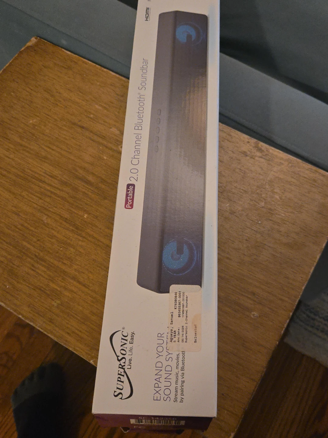 Supersonic Portable 2.0 Channel Bluetooth Soundbar SC-1423SB