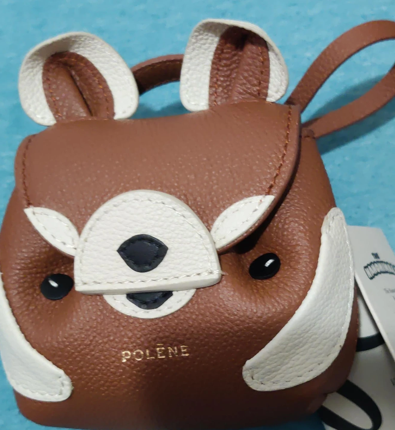 Polène Red Panda Mini Backpack Charm
