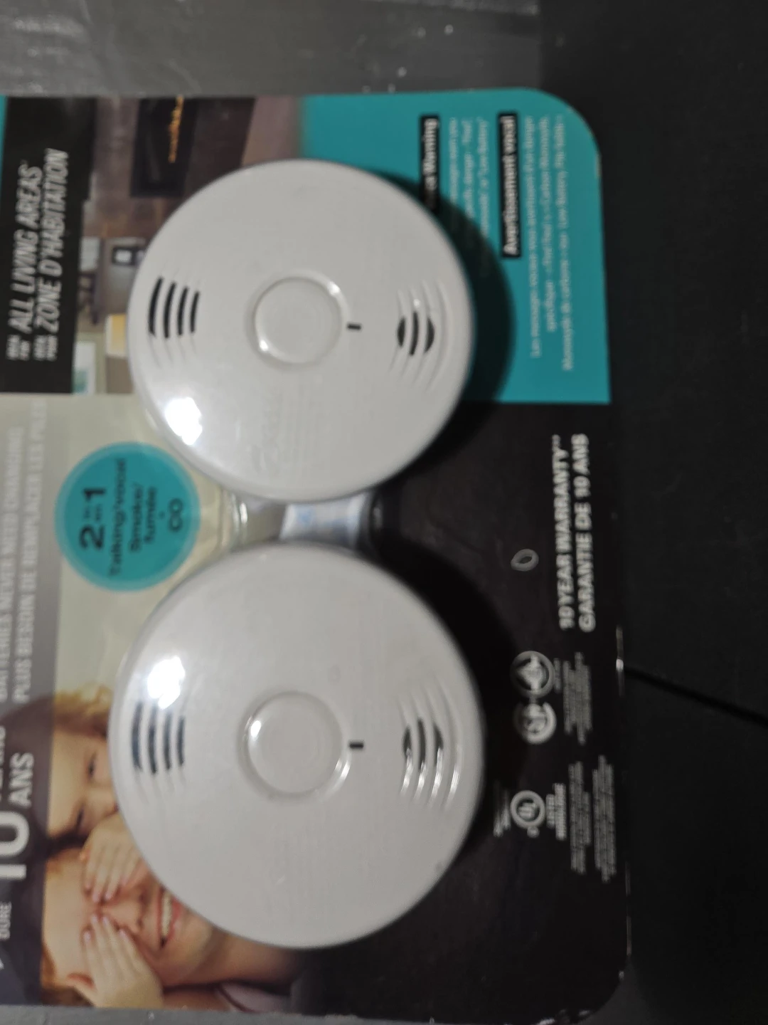 Kidde 2-in-1 Talking Smoke & Carbon Monoxide Alarms