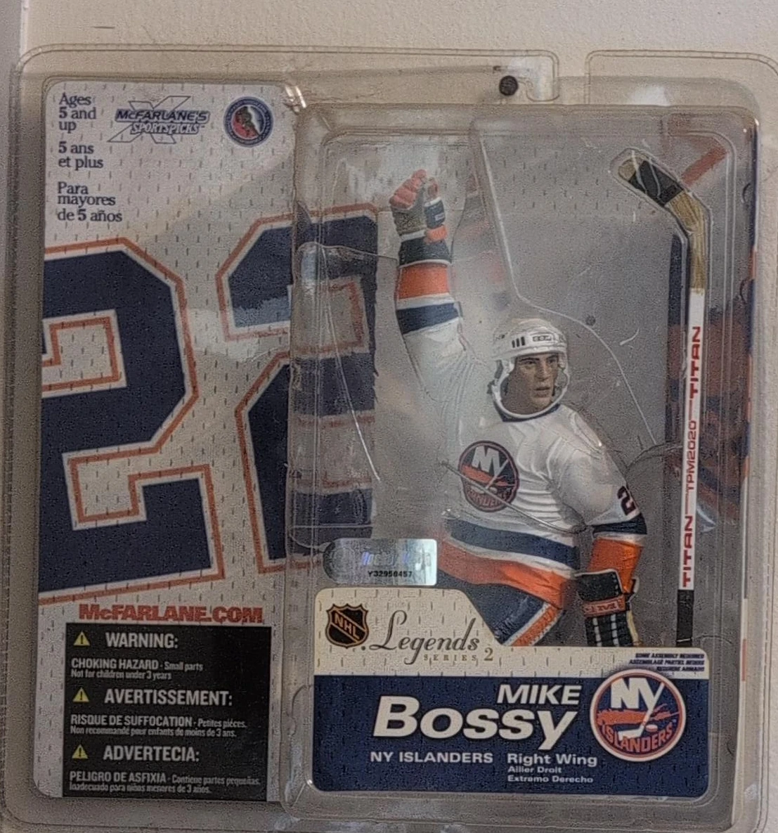 McFarlane NHL Legends Series 2 Mike Bossy Action Figure
