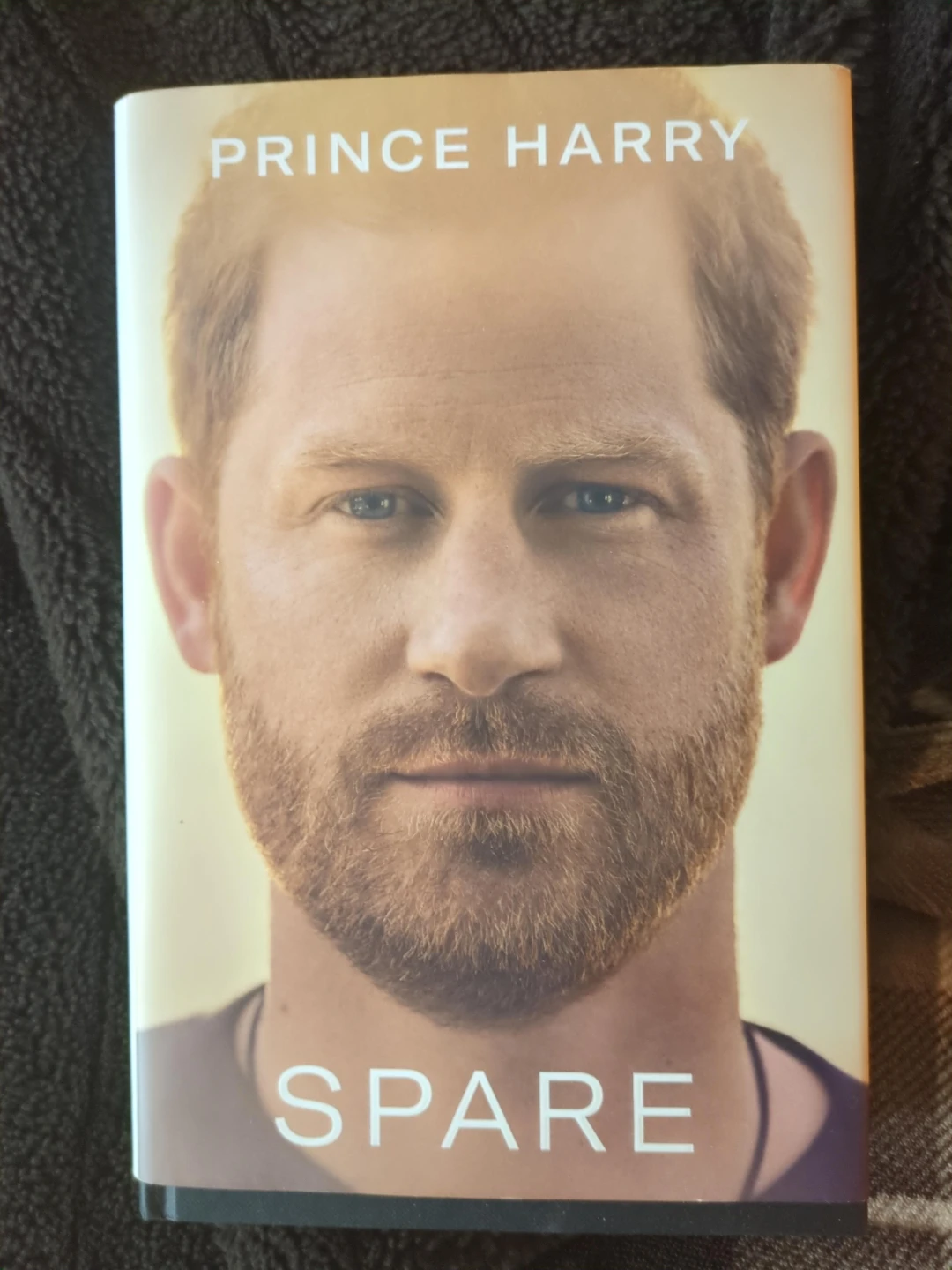 Prince Harry Spare Hardcover Book