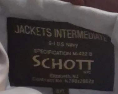 Schott Bros. G-1 US Navy Flight Jacket