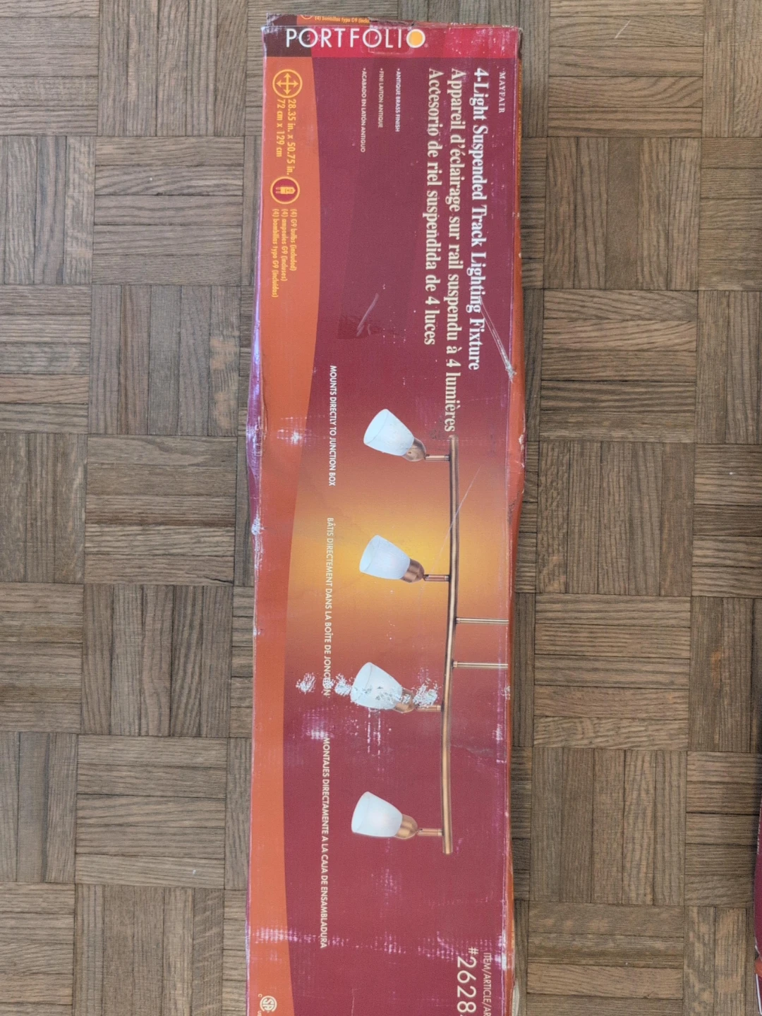 Portfolio 4-Light Track Lighting Fixture